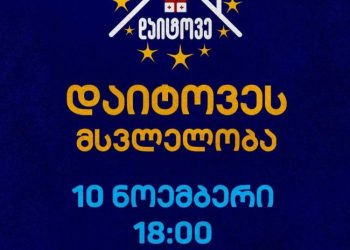 კვირას, 18 საათზე, “დაიტოვე” საპროტესტო მსვლელობას გეგმავს