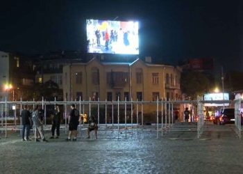 საქართველო-ჩეხეთის მატჩისთვის რესპუბლიკის მოედანზე მონიტორები დამონტაჟდება