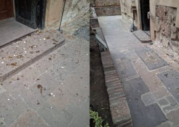 ვანდალიზმის ფაქტი თბილისში – ანჩისხატის ტაძარს კვერცხები ესროლეს