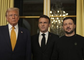 პარიზში მაკრონის, ტრამპისა და ზელენსკის შეხვედრაა