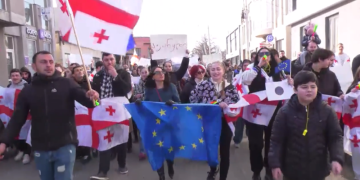 “ხაშური არის ევროპა” – საპროტესტო მსვლელობა ხაშურში