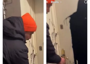 გიორგი ნაზღაიძის საცხოვრებელი ბინის კარს შავი საღებავი შეასხეს