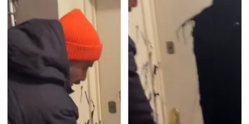 გიორგი ნაზღაიძის საცხოვრებელი ბინის კარს შავი საღებავი შეასხეს