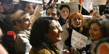 პრეზიდენტი რუსთაველის გამზირზეა