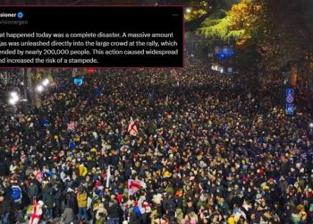 Visioner: გასულ ღამეს აქციას 200 ათასამდე ადამიანი ესწრებოდა