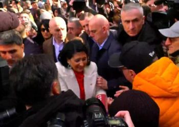 “მადლობა ქალბატონო სალომე, დაცვა თუ დაგჭირდეთ, მე აქ ვარ ნებისმიერ დროს” – მოქალაქე სალომე ზურაბიშვილს