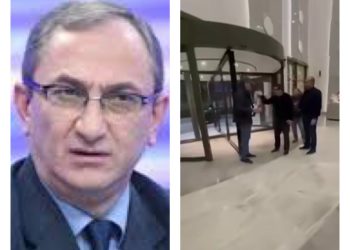 ,, საშინელი სანახავია, ყოფილი პრემიერ-მინისტრი როგორ ურტყამს ჭიქიან ხელს პარლამენტის წევრს” – ბონდო მძინარაშვილი