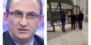 ,, საშინელი სანახავია, ყოფილი პრემიერ-მინისტრი როგორ ურტყამს ჭიქიან ხელს პარლამენტის წევრს” – ბონდო მძინარაშვილი