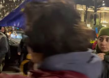 რუსთაველის გამზირი გადაიკეტა – პროტესტის 55-ე დღე