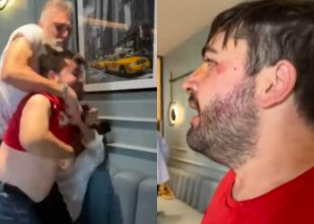 დეპუტატები, სანიკიძე და ზარქუა აბუ დაბიში საქართველოს მოქალაქეს დაუპირისპირდნენ (ვიდეო)