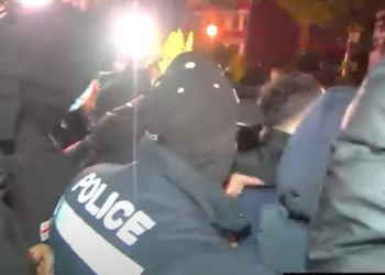 ბათუმში საპროტესტო აქციაზე 8 პირი დააკავეს