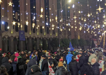 პროტესტის 44-ე დღე – რუსთაველი ისევ გადაკეტილია