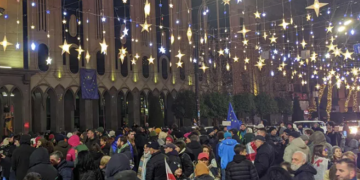 პროტესტის 44-ე დღე – რუსთაველი ისევ გადაკეტილია