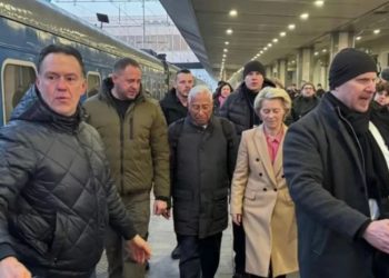 ურსულა ფონ დერ ლაიენი და ანტონიუ კოშტა კიევში ჩავიდნენ