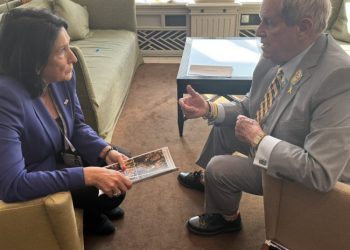 “ჩვენ გვჭირდება რეჟიმის დაუყოვნებლივ სანქცირება” – ჯო უილსონი სალომე ზურაბიშვილს შეხვდა