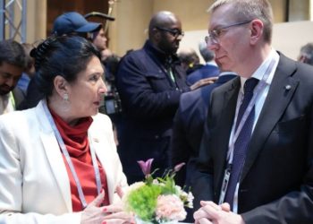 “ლატვიის პრეზიდენტს ახალი არჩევნების ჩატარების მხარდაჭერაზე ვესაუბრე” – ზურაბიშვილი