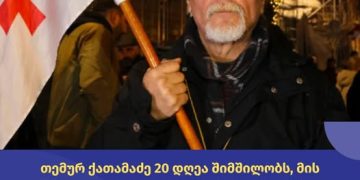 თემურ ქათამაძე უკვე 20 დღეა შიმშილობს, თუმცა მისი ჯანმრთელობის მდგომარეობის შესახებ ინფორმაცია კვლავ არ მოუწოდებია შესაბამის უწყებას – საია