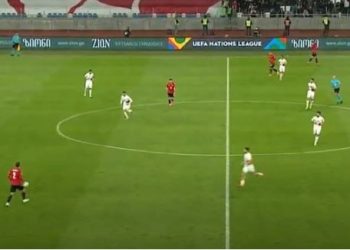 6:1 – ერთა ლიგის პლეი ოფის საპასუხო შეხვედრაში საქართველოს ნაკრებმა სომხეთი დაამარცხა