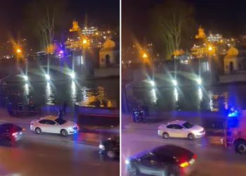 მეტეხის ხიდიდან მტკვარში კიდევ ერთი მანქანა გადავარდა