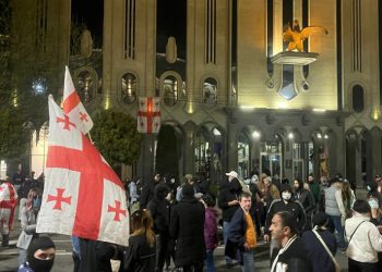 უწყვეტი პროტესტის 126-ე დღე – რუსთაველის გამზირი გადაიკეტა