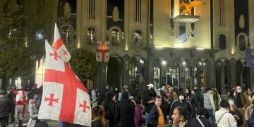 უწყვეტი პროტესტის 126-ე დღე – რუსთაველის გამზირი გადაიკეტა