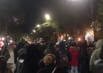 უწყვეტი პროტესტის 140-ე დღე – რუსთაველის გამზირი გადაკეტილია