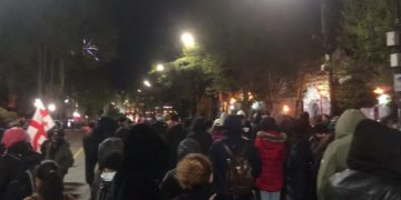 უწყვეტი პროტესტის 140-ე დღე – რუსთაველის გამზირი გადაკეტილია