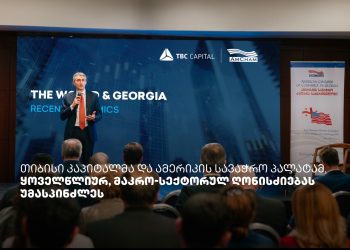 თიბისი კაპიტალმა და ამერიკის სავაჭრო პალატამ მაკრო-სექტორულ ღონისძიებას უმასპინძლეს