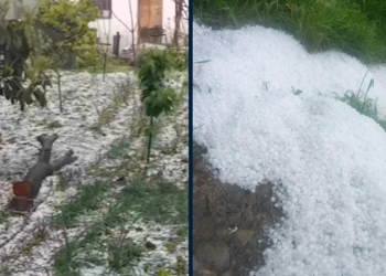 კასპი და მის გარშემო რამდენიმე სოფელი დაისეტყვა