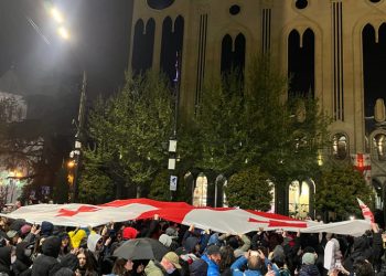 პროტესტის 150-ე დღეს რუსთაველი კვლავ გადაიკეტა