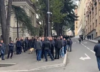 პარლამენტის მიმდებარედ საპოლიციო ძალების მობილიზებაა