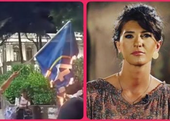 “ხვალ, როგორც ვხდები, მიიღებთ თქვენი დროშების დაწვის ფლეშმობს, იდიოტები ხართ” – ვიკა ბუკია