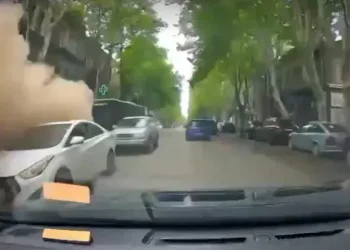 თბილისში, დადიანის ქუჩაზე საცხოვრებელი კორპუსის ნაწილი ჩამოინგრა