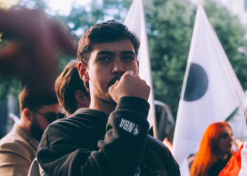 აქციაზე ლუკა ნაცვლიშვილი დაიჭირეს – აქტივისტები