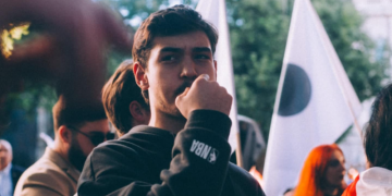 აქციაზე ლუკა ნაცვლიშვილი დაიჭირეს – აქტივისტები