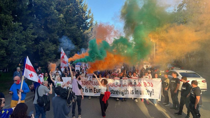 თბილისში, ევროპის დღისადმი მიძღვნილი მარშები დაიძრნენ
