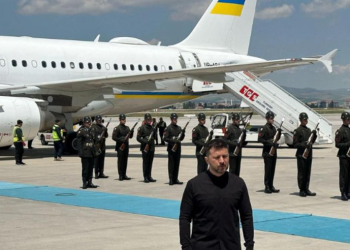 ვოლოდიმირ ზელენსკი ანკარაში ჩავიდა