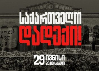 “საქართველო დადექი” – 29 ივნისს მასშტაბური საპროტესტო აქცია დაიგეგმა
