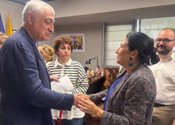 მამუკა ხაზარაძესთან სალომე ზურაბიშვილი მივიდა