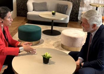 სალომე ზურაბიშვილი ჩეხეთის პრეზიდენტს, პეტრ პაველს ხვდება