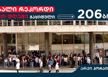 ახალი რეკორდი არქიში – ერთ დღეში გაყიდული 206 ბინა