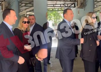 ირაკლი ღარიბაშვილი და ნანუკა თამაზაშვილი თორნიკე რიჟვაძესთან საავადმყოფოში მივიდნენ