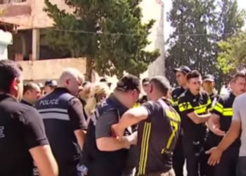 თვალჭრელიძეზე, სადაც გამოსახლების პროცესი მიმდინარეობს, პოლიციამ 4 პირი დააკავა