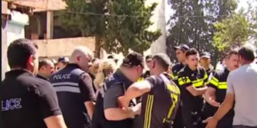 თვალჭრელიძეზე, სადაც გამოსახლების პროცესი მიმდინარეობს, პოლიციამ 4 პირი დააკავა