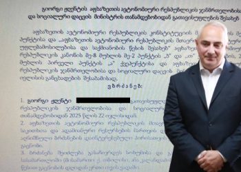 დანიშვნიდან 2 სამუშაო დღეში გათავისუფლებული ჩინოვნიკი