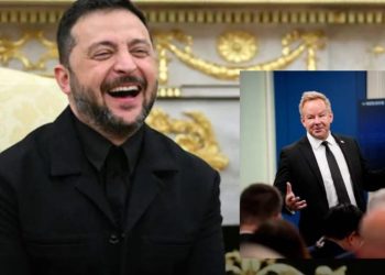 ამერიკელმა ჟურნალისტმა ბოდიში მოუხადა ზელენსკის, რომლემაც წინა შეხვედრაზე ის პიჯაკის არ ჩაცმის გამო გააკრიტიკა