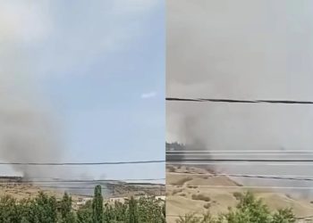 დიდ დიღომში ხანძარია (ვიდეო)