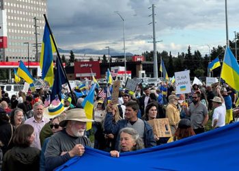 “პუტინ, წადი სახლში და ჯოჯოხეთში” – აქცია ალასკაში