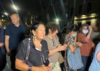 მსვლელობას “სინათლე არ უნდა ჩაქრეს“ სალომე ზურაბიშვილი შეუერთდა