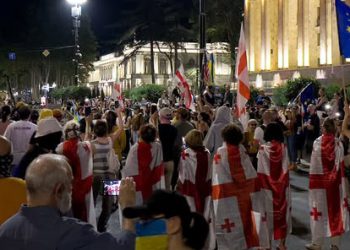 უწყვეტი პროტესტის 247-ე დღე – გამზირი ისევ გადაიკეტა